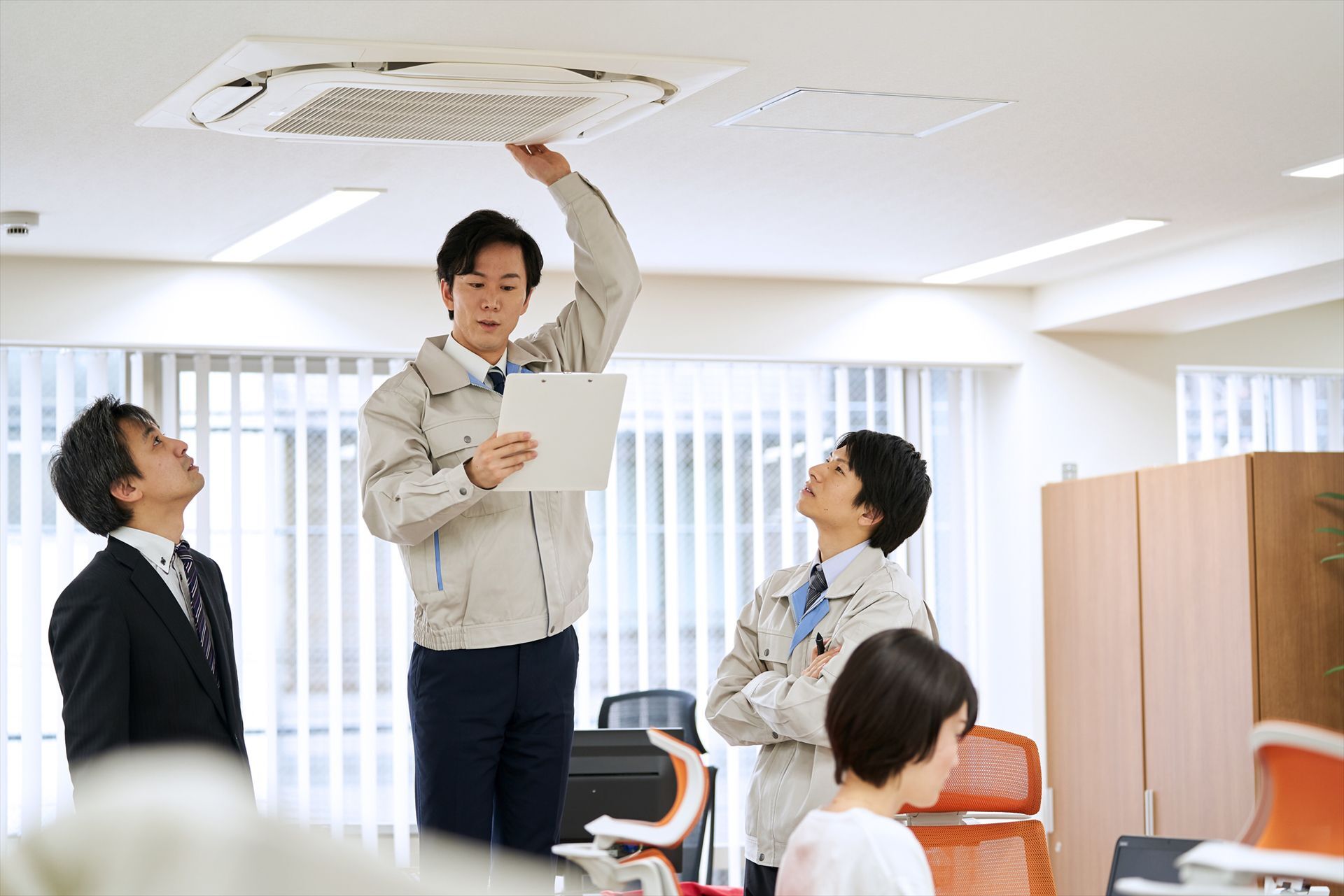 快適な生活を支える空調工事を実施
